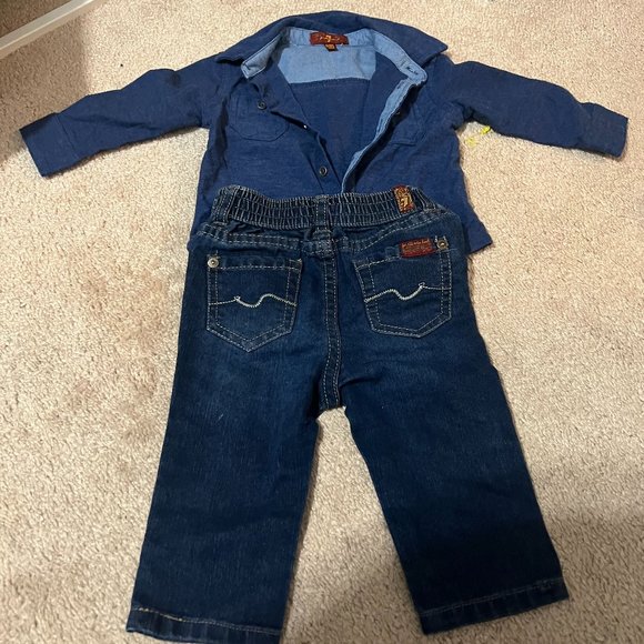 TODDLER BOY DENIM SET - Picture 1 of 1